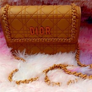 GWP vip Dior Tan Quilted Women's Bag